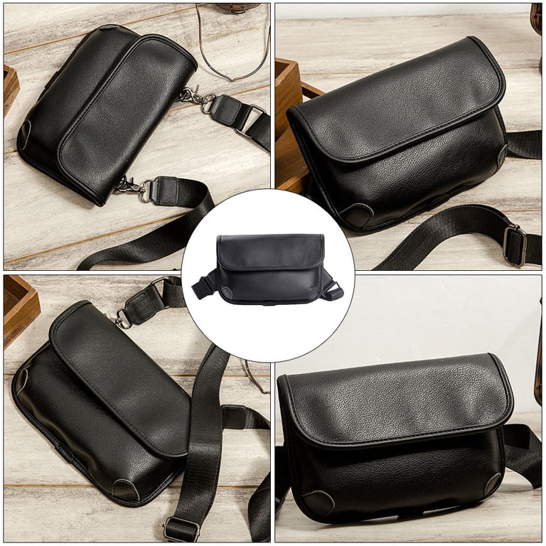 1Pc Retro Rivet Multifunctional Messenger Bag Outdoor Sports Phone Storage 1pc Outdoor Casual Pouch for Men Daily Use Vintage Phone  main image 3