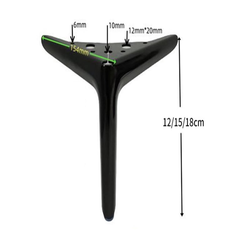 metal dresser feet Hairpin Legs | Metal Furniture Legs and Feet | 4