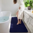 thumbnail image 6 of Softlife Absorbent Bathroom Rug Soft Microfiber Washable Bath Mat,24"x36",Navy Blue, 6 of 6