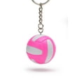 thumbnail image 2 of Llavero De Voleibol Deportivo En Tándem  Mini Llavero De Voleibol En Llavero  Llavero De Voleibol Rosa Y Blanco Para Mochilas, Bolsas De Gimnasio, Bolsos  Suministros Para Fiestas Temáticas De Vole, 2 of 5