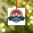 thumbnail image 3 of CafePress - Bryce Resort Basye Bryce Mountain Virginia - 3"x3" Square Wood Ornament, 3 of 3