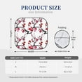 thumbnail image 3 of Cauagu Cherry Blossoms Cauagu {designName} Print Foldable Car Windshield Sun Shade | Front Windshield Shade for Sun | Fits Small Sedans, Mini SUVs, Hatchbacks-Medium, 3 of 6