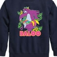 thumbnail image 3 of Disney - The Jungle Book - Baloo Stickers - Boys Crew Fleece Sweatshirt, 3 of 5