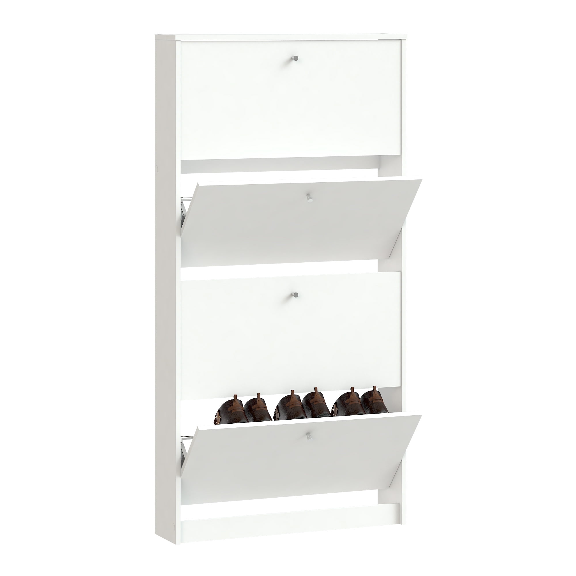 Tvilum Bright 4 Drawer Shoe Cabinet Walmart Com Walmart Com