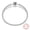 PAB030, variant on 925 Sterling Silver Charm Bracelet for Women - Zircon Star, Moon, Cat Paw & Heart Designs - Adjustable Length 17-20CM - Fine DIY Jewelry Gift