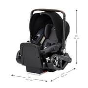 Evenflo Shyft DualRide Infant Car Seat and Stroller Combo with Carryall Storage, Boone