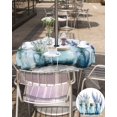thumbnail image 5 of Fsddascl Lavender Floral Outdoor Tablecloth - 60 Inch Round Dining Table Cover, Spring Watercolor Flower Plant in Vase Waterproof Outdoor Table Cloth with Umbrella Hole & Zipper for Picnic/Patio, 5 of 7