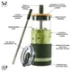 thumbnail image 2 of Vasos de vidrio Pandaloo con tapas y pajitas de 600 ml Mediterranean, 2 of 7