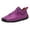 Purple, variant on Comfortable Orthopedic Sneakers Unisex Support Handmade Leather Shoes Flat Loafers for Walking Hiking - Slip On Design with Arch Support