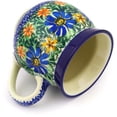 thumbnail image 2 of Polish Pottery Bubble Mug 12oz Polmedia Profusion Theme UNIKAT Hand Painted in Boleslawiec, Poland + Certificate of Authenticity, 2 of 6