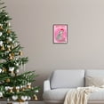 thumbnail image 2 of Merry & Bright Christmas Cat Holiday Graphic Art Black Framed Art Print Wall Art, 2 of 7