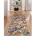 thumbnail image 4 of Unique Loom Estrella Collection Area Rug - Gracia (2' 2" x 6' 9" Runner Multi/Beige), 4 of 7