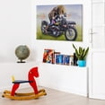 thumbnail image 5 of David Mann Motorcycle Art Gnghost Rider Prints Poster (52) Painting On Canvas Wall Art Poster Scroll Picture Print Living Room Walls Decor Home Posters 20x26inch(50x65cm), 5 of 6