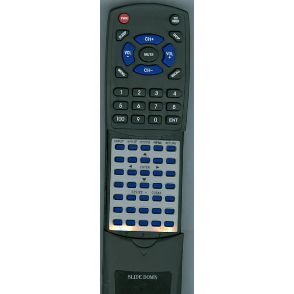 Replacement Remote for TOSHIBA 75005557, RT75005557, CT90270, TLPXE30, TLPXD2000, TLPXE30U, TLPXD2000U