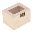 thumbnail image 1 of Joyero de madera Caja de almacenamiento organizadora para anillo, arete, collar, corbatas A UNA Jinwen Caja de joyería de madera, 1 of 8
