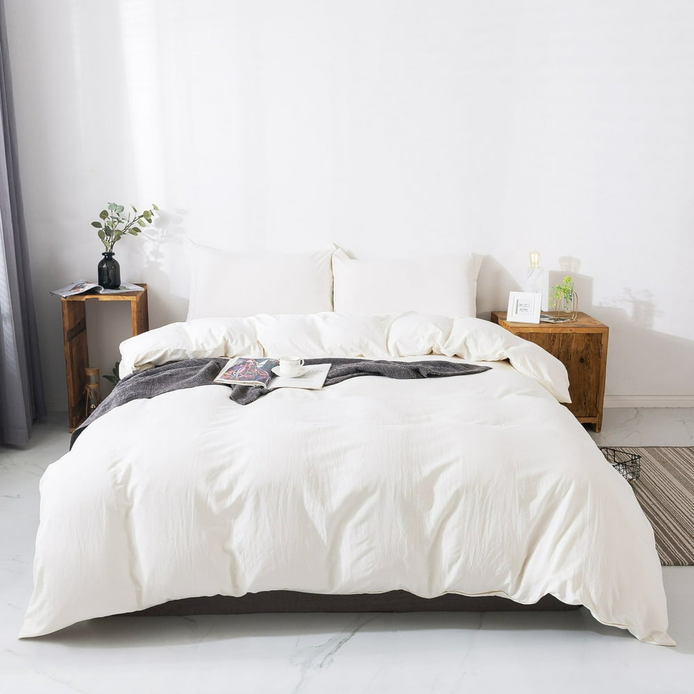 Zipper Closure Duvet Cover Set