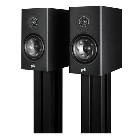 Polk Audio - Polk Reserve R200 Bookshelf Speaker, 1" Pinnacle Ring Tweeter & 6.5" Turbine Cone Woofer (Pair) - Black - image 2