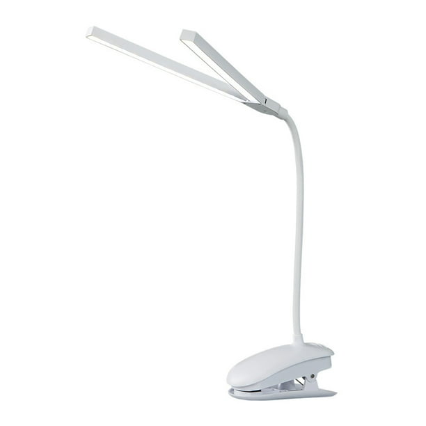 1PC Clip Double Lamp Holder LED Table Lamp Eye Protection Studying