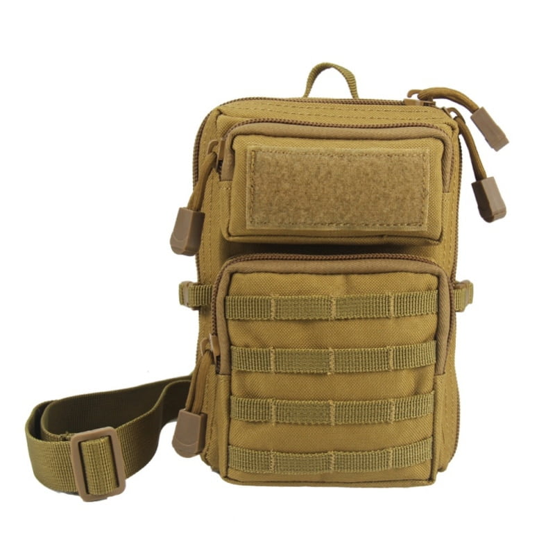 Tactical Molle Pouch Belt Waist Pack Bag Small Pocket Military Running ...
