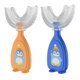 thumbnail image 1 of Cepillo de dientes de boca completa 360 dientes limpios, cabezal de cepillo de silicona suave, cepillo de dientes en forma de U para blanqueamiento de dientes para niños, adecuado para niños de 2 a 6 años, 1 of 8