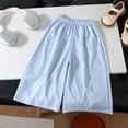 thumbnail image 3 of Agkizg Girls High Waist Wide Leg Pants Lightweight Loose Trousers for Summer Casual, Sizes 10-11 Years, 3 of 6