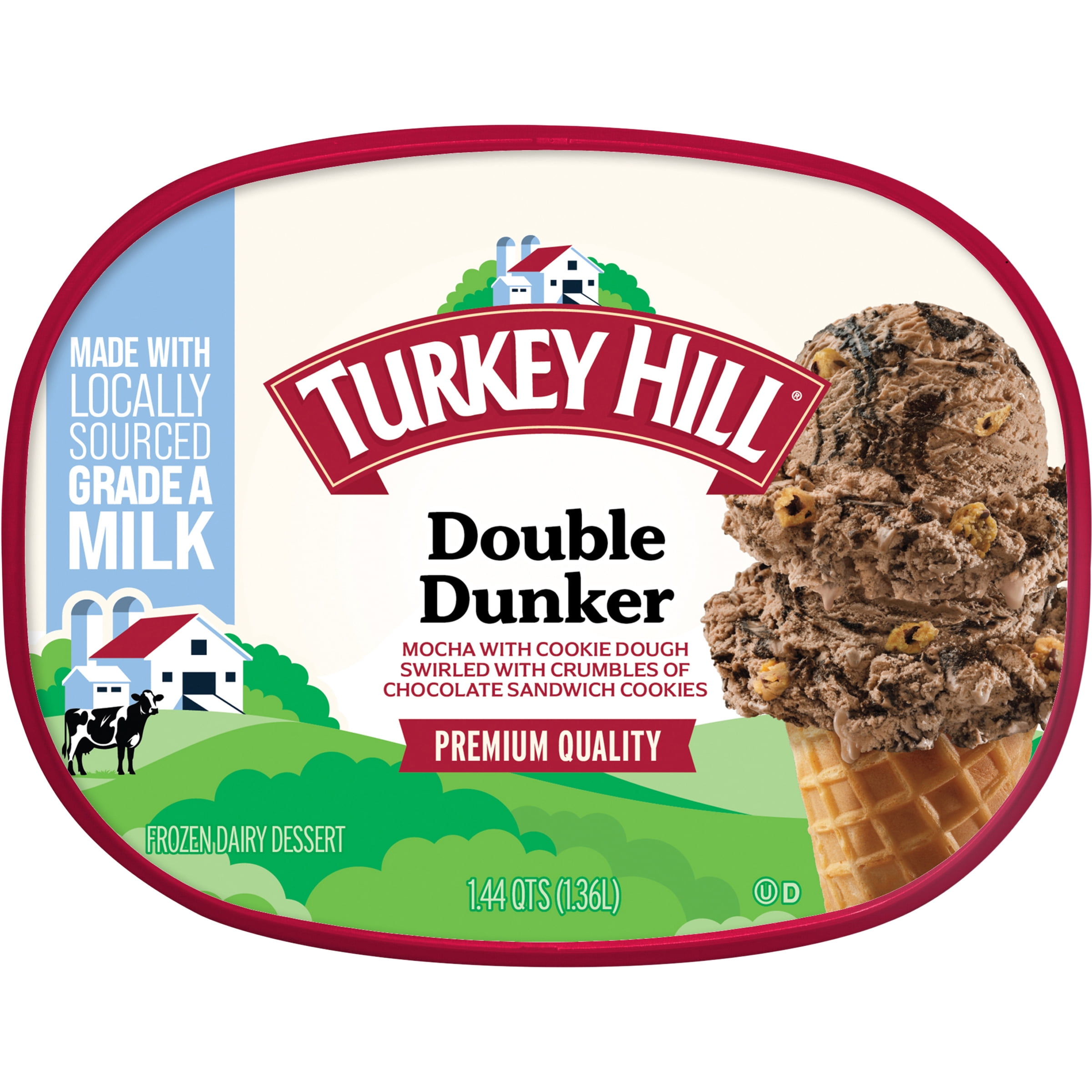 Turkey Hill Double Dunker Frozen Dairy Dessert, 46 fl oz