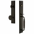 thumbnail image 4 of Grandeur Fifth Avenue F Grip Single Cylinder Handleset with Soleil Interior Knob, 4 of 5