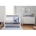 Carter's by DaVinci Connor 4in1 Convertible Crib in White and Grey