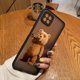 thumbnail image 3 of Funda mate para OPPO A97 A96 A95 A94 A93 A92 A78 A74 A73 A72 A57 A55 A54 A53 A17 A16 4G 5G Funda traviesa t-oso de peluche pareja, 3 of 5