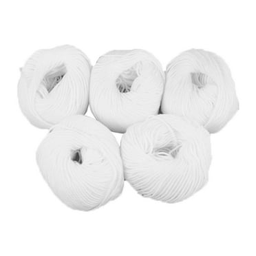 5Pcs White Binding Fine Thread Practical Fashionable Simple Elegant Ledger Book Binding Sewing String
