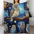 thumbnail image 3 of Nawypu Owl Gifts for Women Men, Owl Gifts for Owl Lovers, Owl Gifts for Kids, Owl Blanket, Owl Decor Throw Blanket, Super Soft Warm Cozy Fuzzy Plush Blanket for Home Couch Sofa Bed, 3 of 6