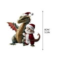 thumbnail image 3 of Fanshiluo Christmas Decorations,Christmas Car Decoration Pendant Scene Layout Pendant Crafts Gifts, 3 of 3