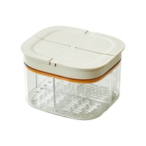 Food Grade Draining Salad Storage Box, Leakproof Fresh Keeping Container with Colander, Microwave Dishwasher Safe Veggie Fruit Container, Multi-Compartment Bento Box