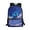 Blue Dragon Print, variant on Sports Balls Pattern with Paint Splatter Accents Practical Backpack, 17 Inch Stylish Daypack Adjustable Pressure Relief Shoulder Straps Student Bookbag for Students