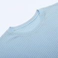 thumbnail image 6 of KKBOTIVE T-Shirts for Men Sports Solid Color Tees Short Sleeved Sweatshirt Quick Drying Tops Men's Fashion Summer Clothes, Blue Size: XXXXL, 6 of 7