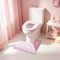 thumbnail image 5 of TACILIP Bathroom Accessories, 1PC In The Dark Fleece Floor Mat Bathroom Absorbent Non Mat Toilet Floor Mats, Womens Gifts, 5 of 6