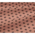 thumbnail image 5 of oneOone Georgette Viscose Fabric Leaves & Floral Block Print Fabric BTY 42 Inch Wide, 5 of 5