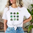 thumbnail image 4 of Timegard Haut de la Saint-Patrick pour Femmes Manches Courtes Graphique Cœur Confortable T-Shirt Décontracté, 4 of 6
