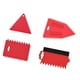 thumbnail image 4 of 4 piezas Extipador de pegamento de pegamento Notchador de pegamento Notch Reusable Notch para rellenos de resina de poliéster de pasta epoxi, 4 of 7