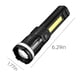 thumbnail image 4 of Xihbxyly Linterna Led, 1000 Lúmenes, Luz Superbrillante, 4 Modos de Iluminación, Recargable Por Usb, Resistente Al Agua Ipx6, con Zoom, Largo Alcance, Ideal para Senderismo Al Aire Libre, Uso En Emer, 4 of 7