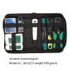 14 pcs Portable LAN Network Repair Tool Kit Cable Tester Plier Crimping Crimper Plug Clamp Tool Ethernet Internet Telephone Cables