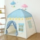 thumbnail image 4 of Tienda de juegos infantil "Castillo de Princesas" | Casa de juegos infantil para interior y exterior | Tienda de juegos de tela azul y rosa | Fácil de instalar y portátil, 4 of 5