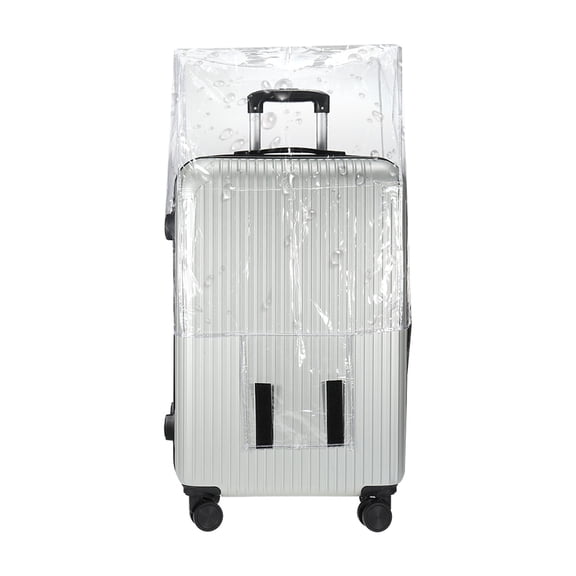 Uxcell 1Pcs Luggage Covers, 24 Inch Waterproof Suitcase Cover Protectors, Silver-grey