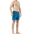 thumbnail image 3 of Pantalones cortos azules Pantalones de playa Bolsillo impermeable con cremallera Pantalones de surf para hombre Pantalones cortos transpirables, 3 of 5