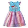 thumbnail image 1 of Bluey Imprimir Niños Niñas Vestido Casual Verano Floral Vestidos Nuevo Partido Princesa De Bola, 1 of 3