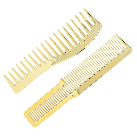 Hair Cutting Comb for Hairdressing Salon Wide Tooth Haircut All TypesGold