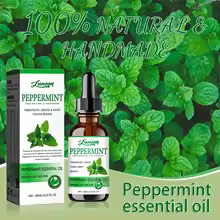 thumbnail image 1 of 60ml Peppermint Body Essential Oil for Massage & Aromatherapy, Handmade, Cool & Fresh Body Oil, 1 of 6