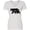 AA-White, variant on California Black Bear Silhouette Women's V-Neck T-Shirt