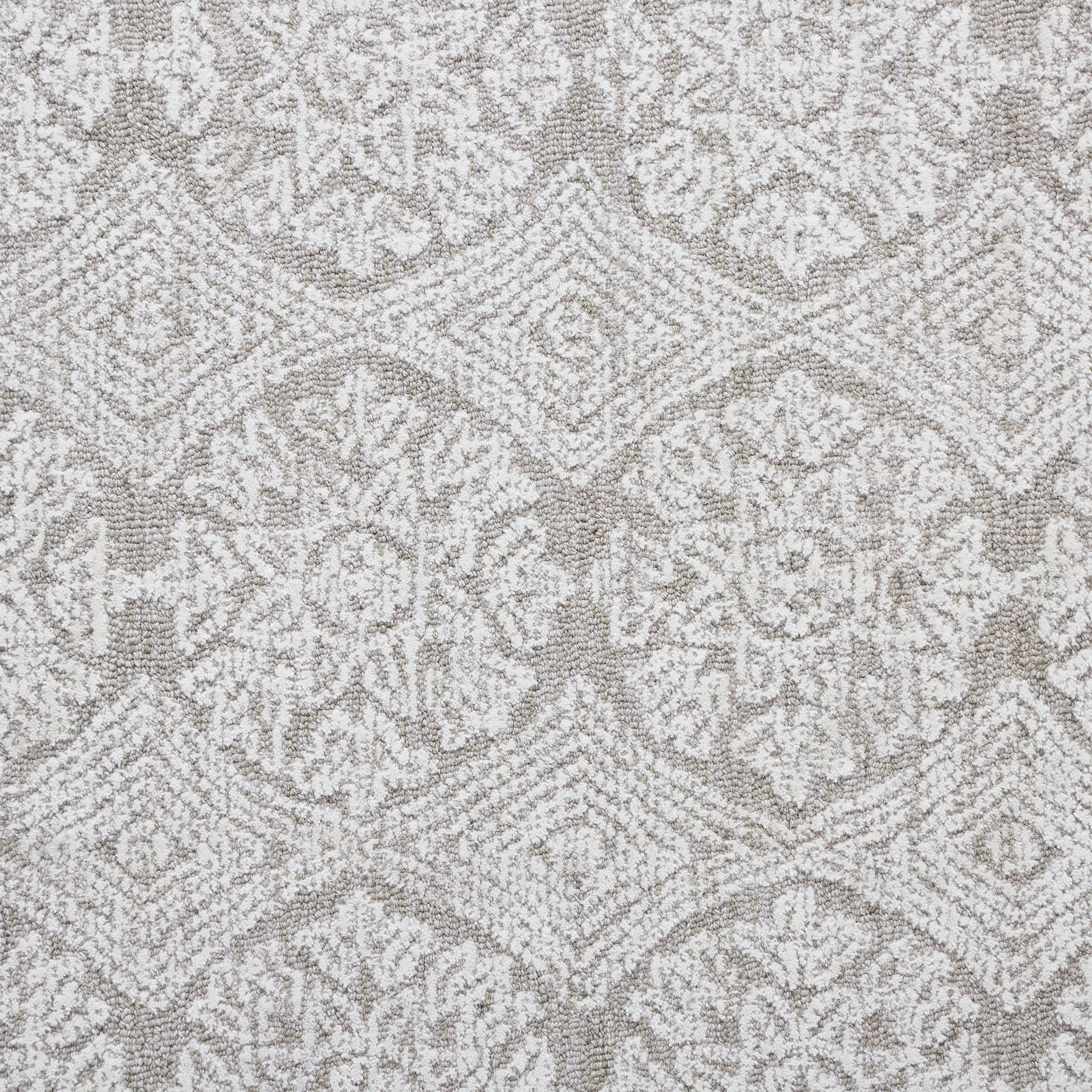Better Homes & Gardens Suzani Taupe Medallion Wool Indoor Area Rug, 5' x 7'