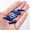 Blue Titanium, variant on 1PC Natural White Crystal Blue Rainbow Titanium Healing Charm Pendant Beads-Blue